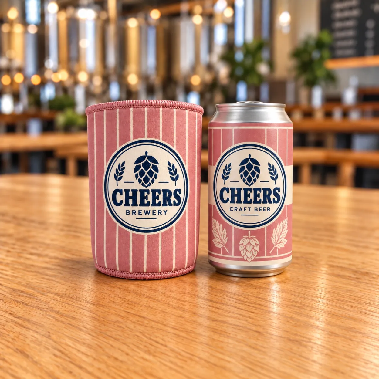 pink-pinstripe-can-cooler-with-beer-bar