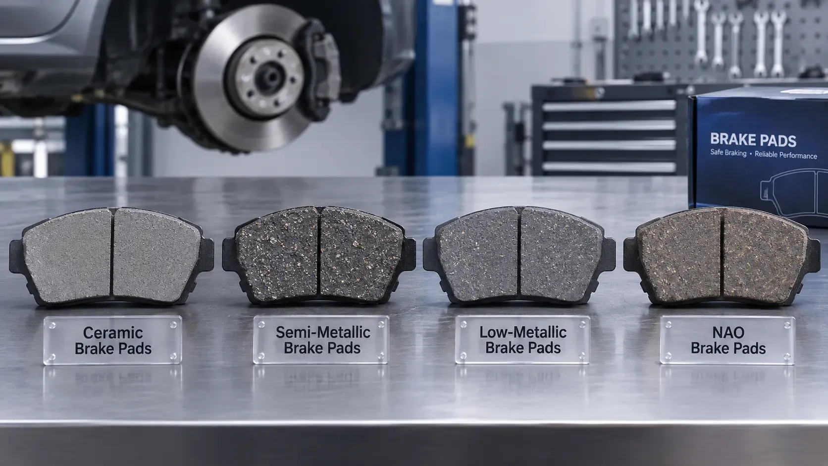 brake-pad-materials-ceramic-semi-metallic-low-metallic-nao