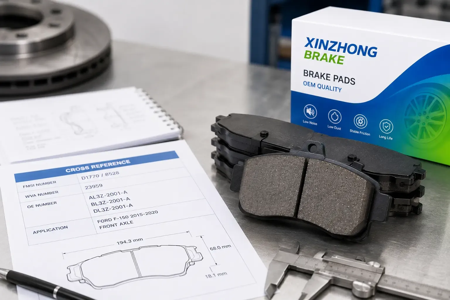 fmsi-wva-oe-brake-pad-number-cross-reference-guide