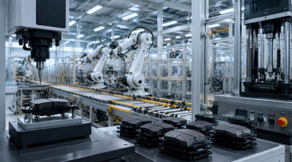 brake-pad-manufacturing-factory-quality-control