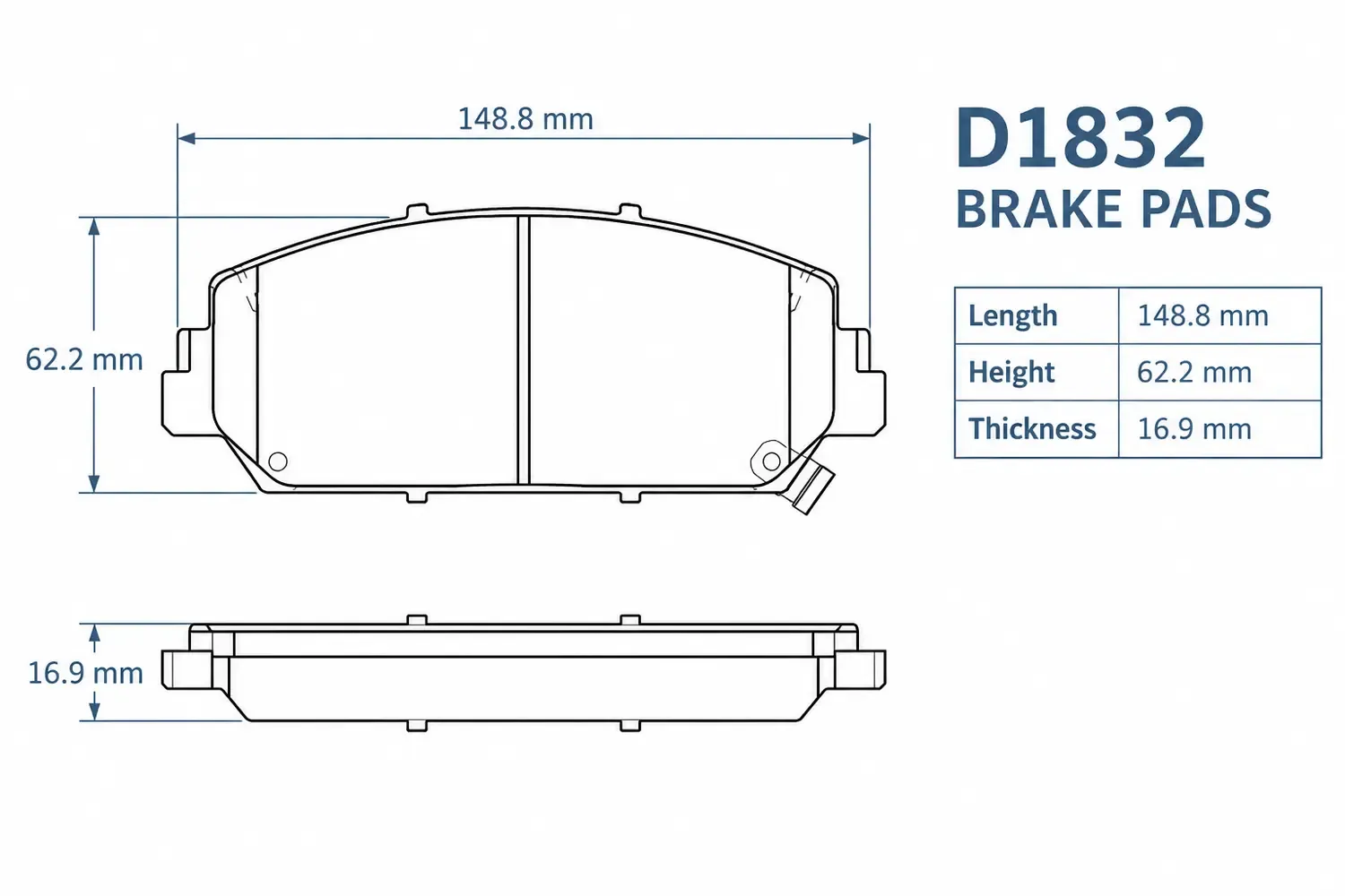 d1832-brake-pad-dimensions