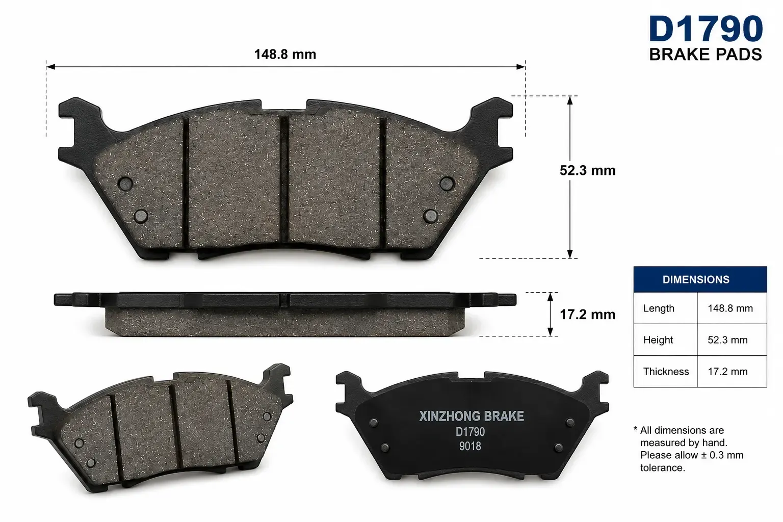 d1790-brake-pad-dimensions-148-8x52-3x17-2mm
