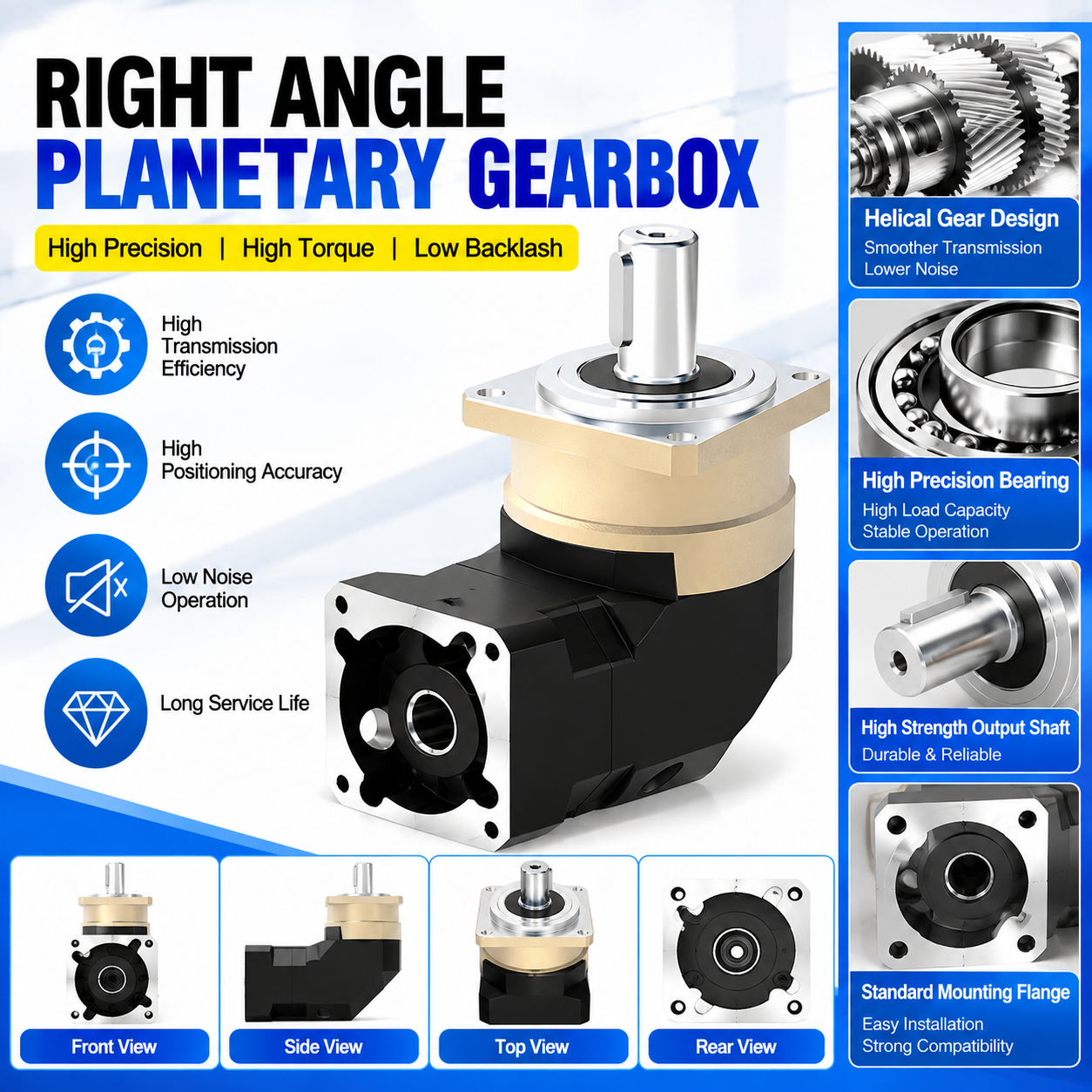 DN Small Helical Planetary Gearbox for Servo & Stepper main image