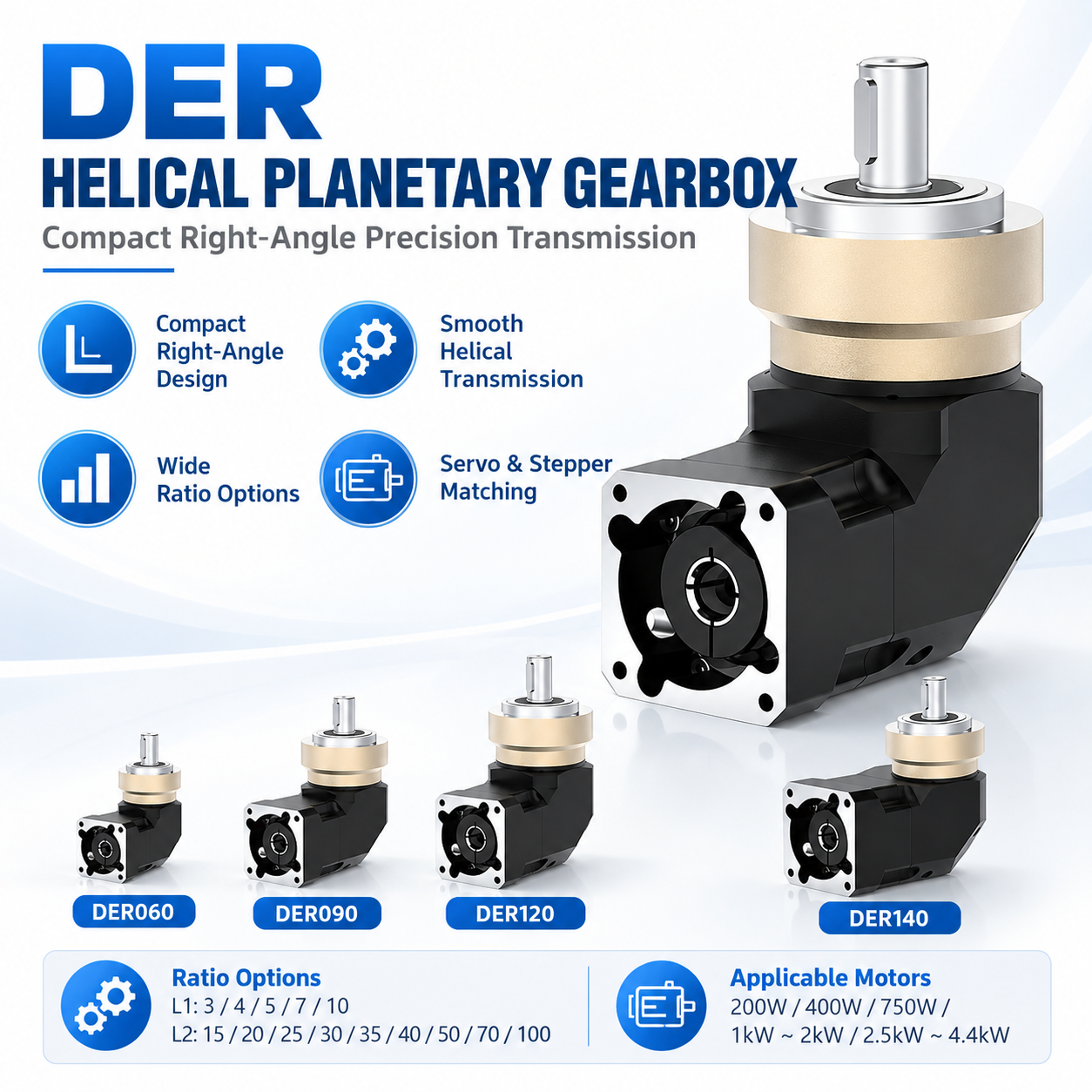 DER Helical Planetary Reducer for Robots and Machine Tools main image