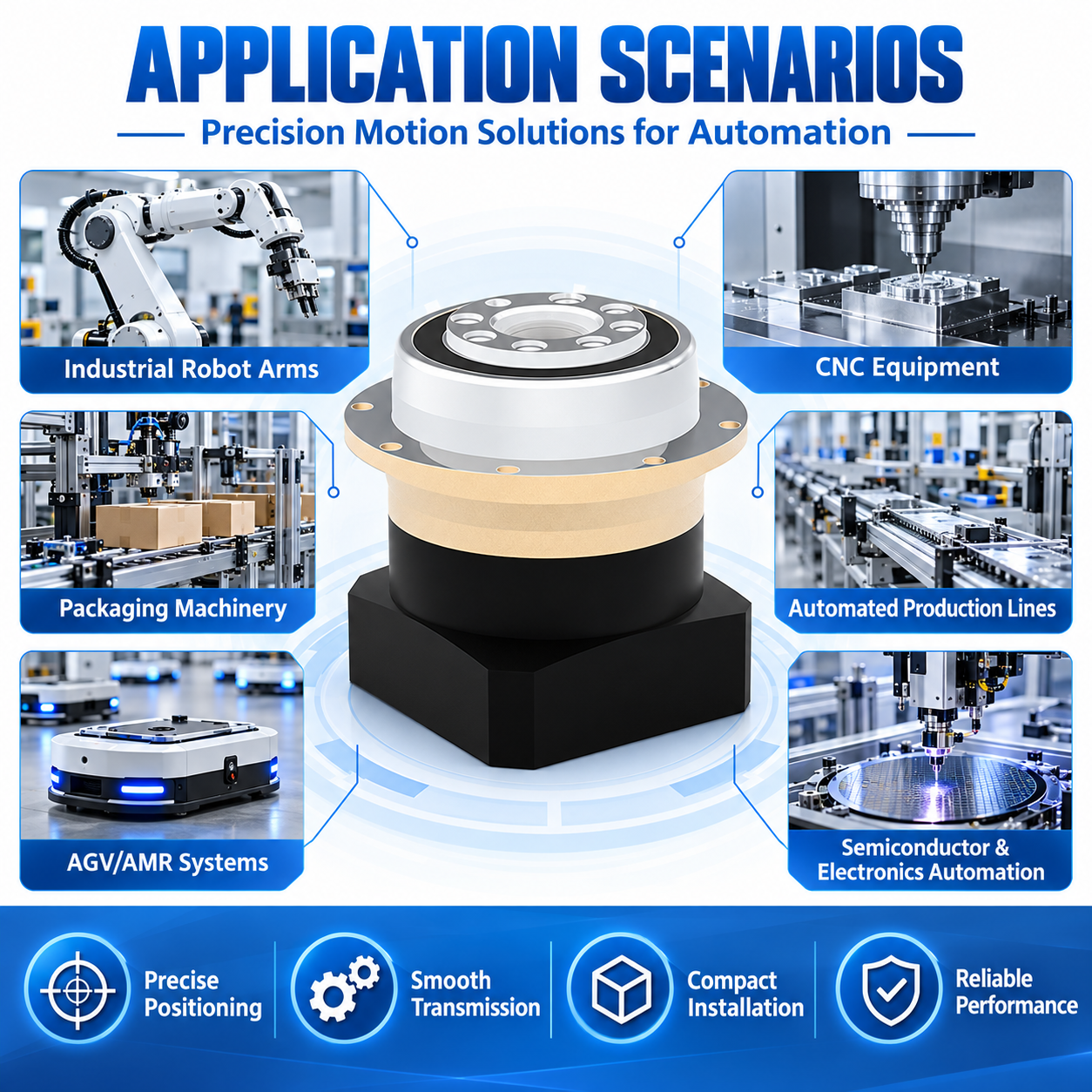 DD Custom Machining Precision Planetary Gearbox Flange Output image 5
