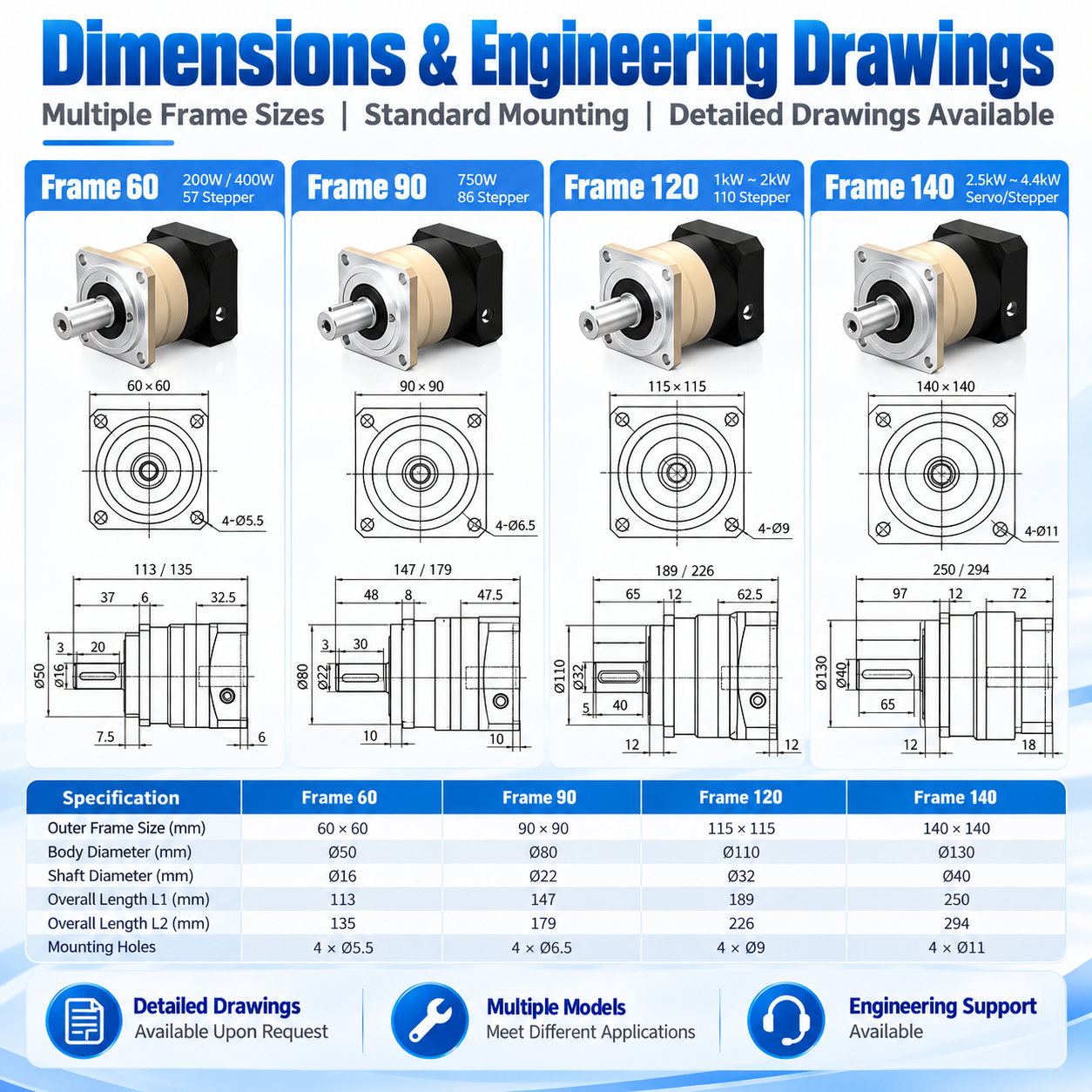 DN Small Helical Planetary Gearbox for Servo & Stepper image 2