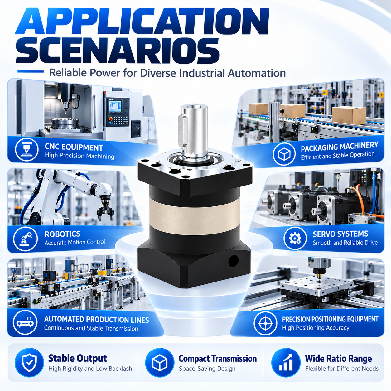 PF High Precision Straight Planetary Gearbox In Stock image 4