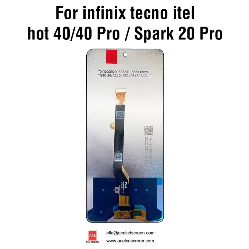 Tecno Spark 20 Pro screen supplier