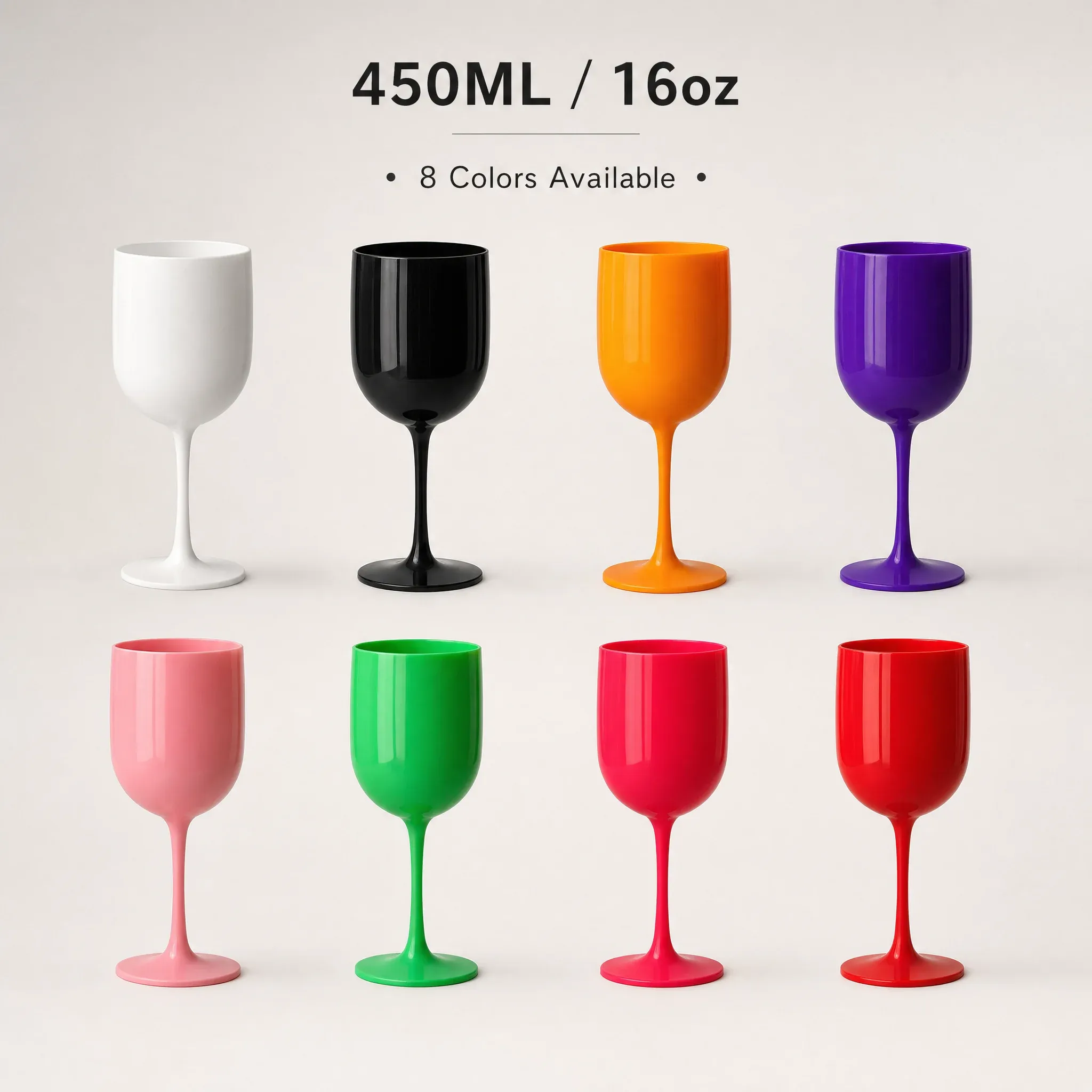 Plastic Wine Goblets (2)