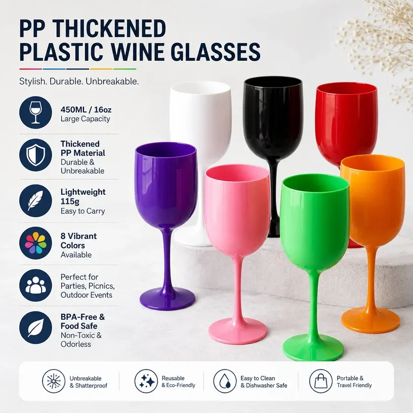 Plastic Wine Goblets (3)