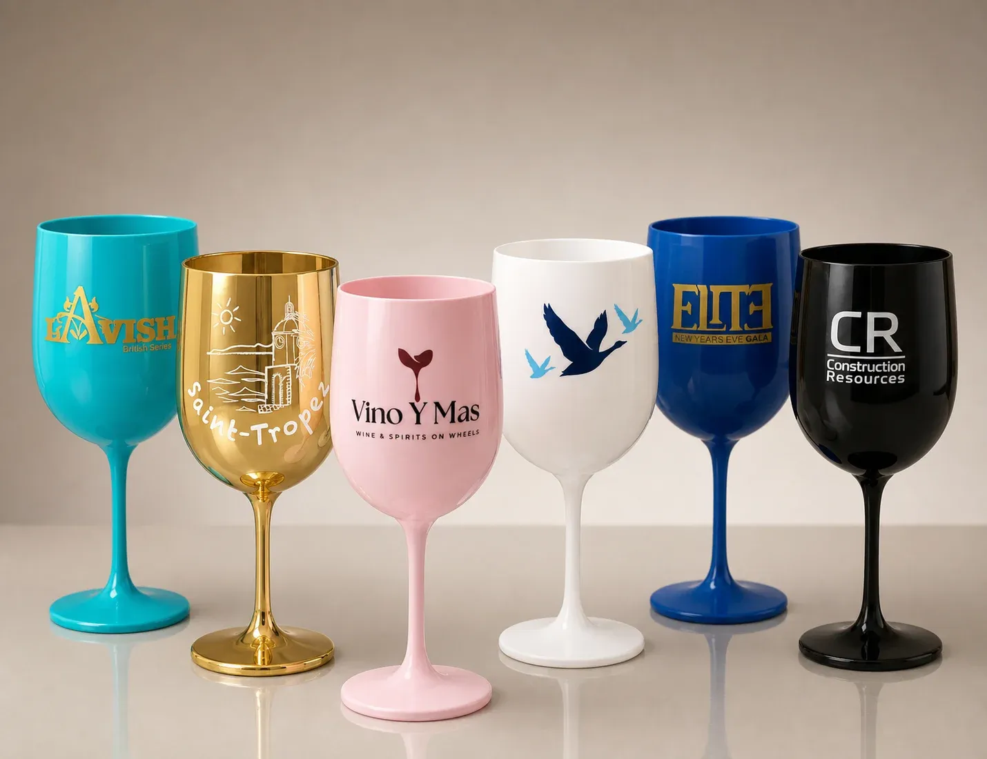 plastic wine goblets - 副本
