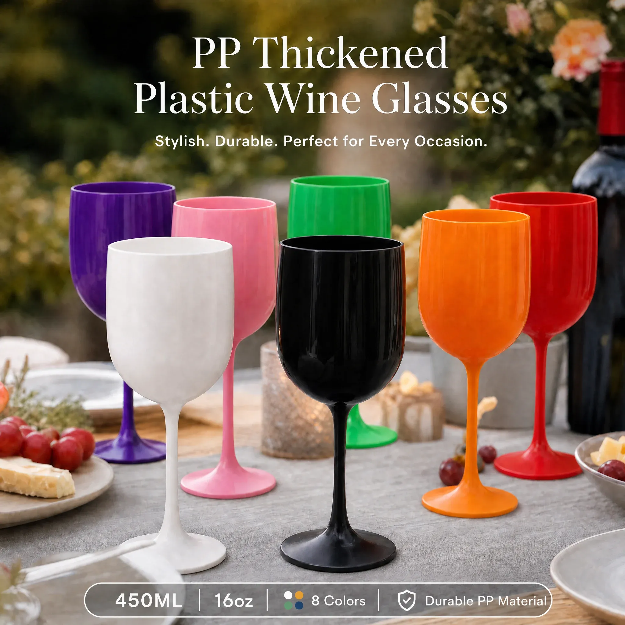 Plastic Wine Goblets