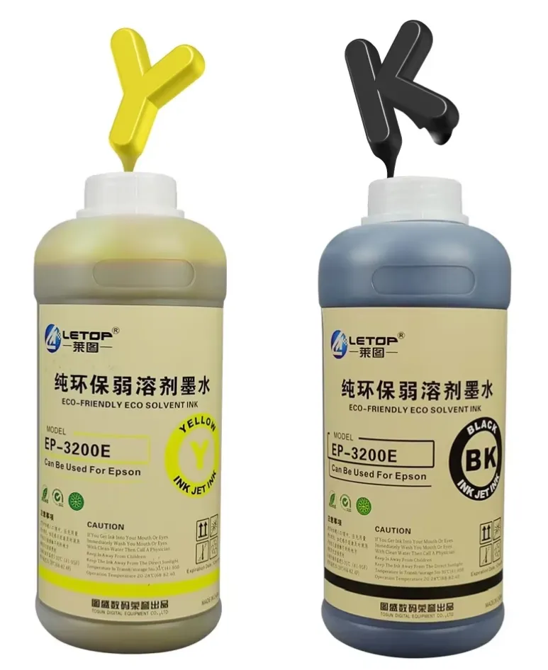 Outdoor durable eco solvent printing ink with high color density