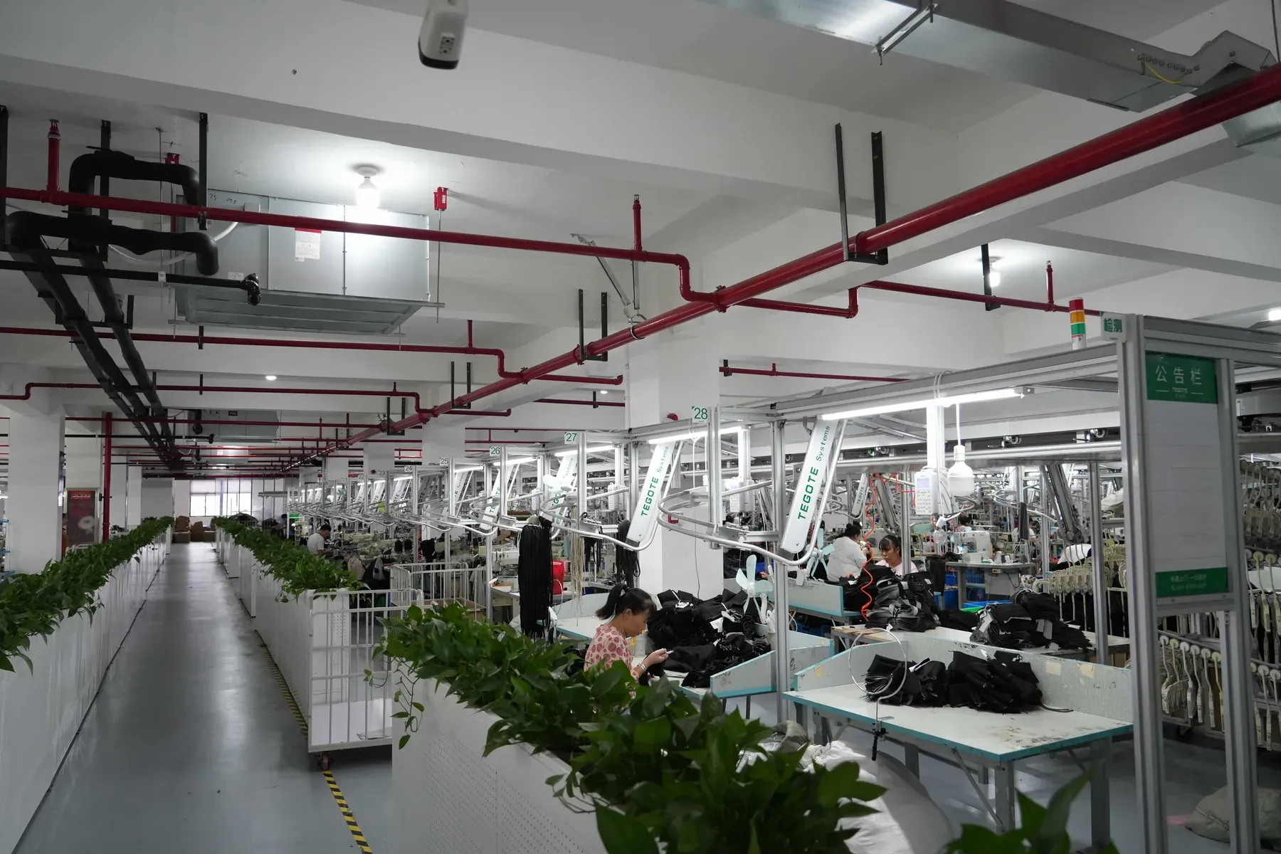 MijaWear activewear factory workshop for OEM ODM yoga wear production