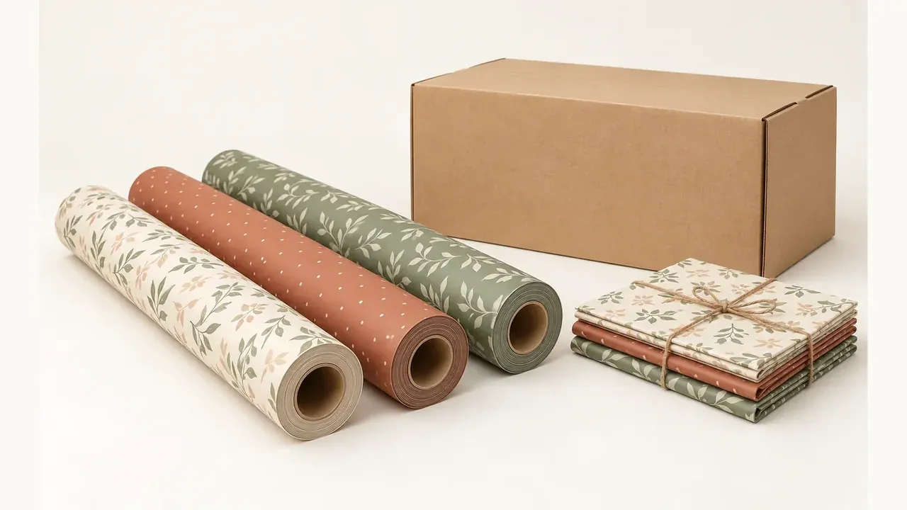 Gift Wrapping Paper: Roll Diameter, Carton Cube and Freight Planning Guide