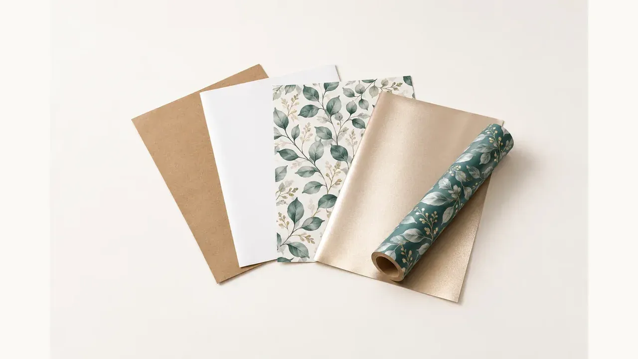 Gift Wrapping Paper Material and Surface Finish Guide for Private Label Orders