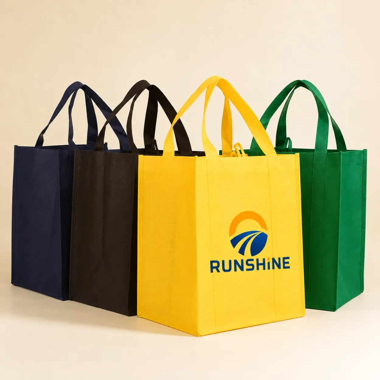 Custom non-woven reusable bags for retail and promotions