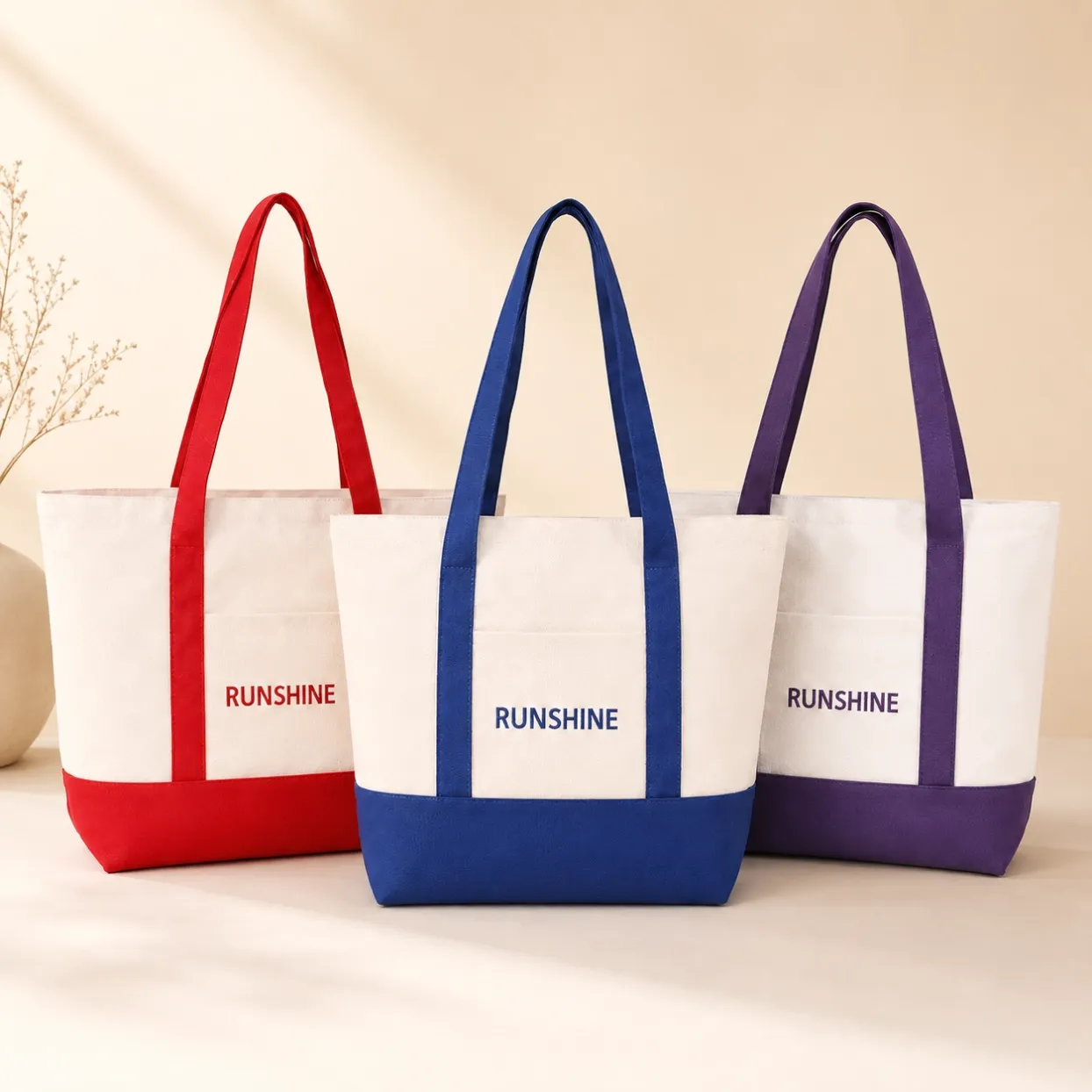 Custom cotton and canvas bags for retail, branding and promotions