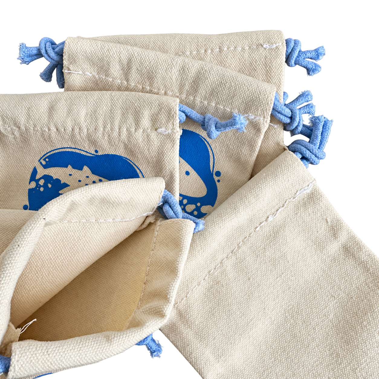 Canvas Tote Bag with Reinforced Bottom - Back View