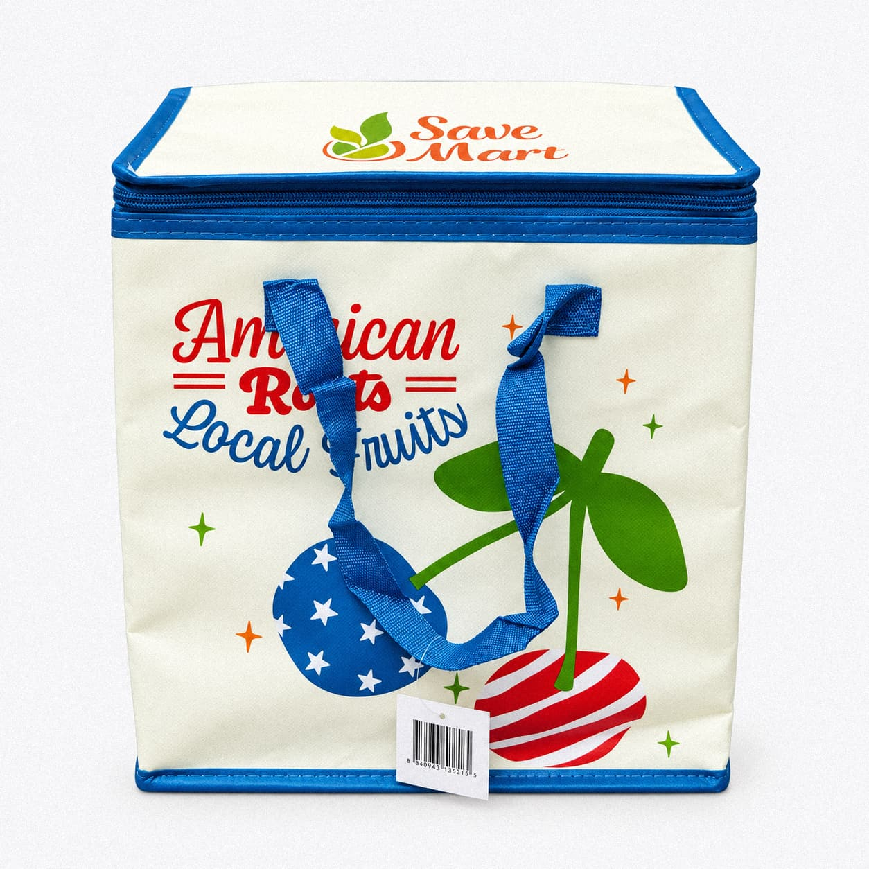 Custom box insulated cooler bag with full-color printing