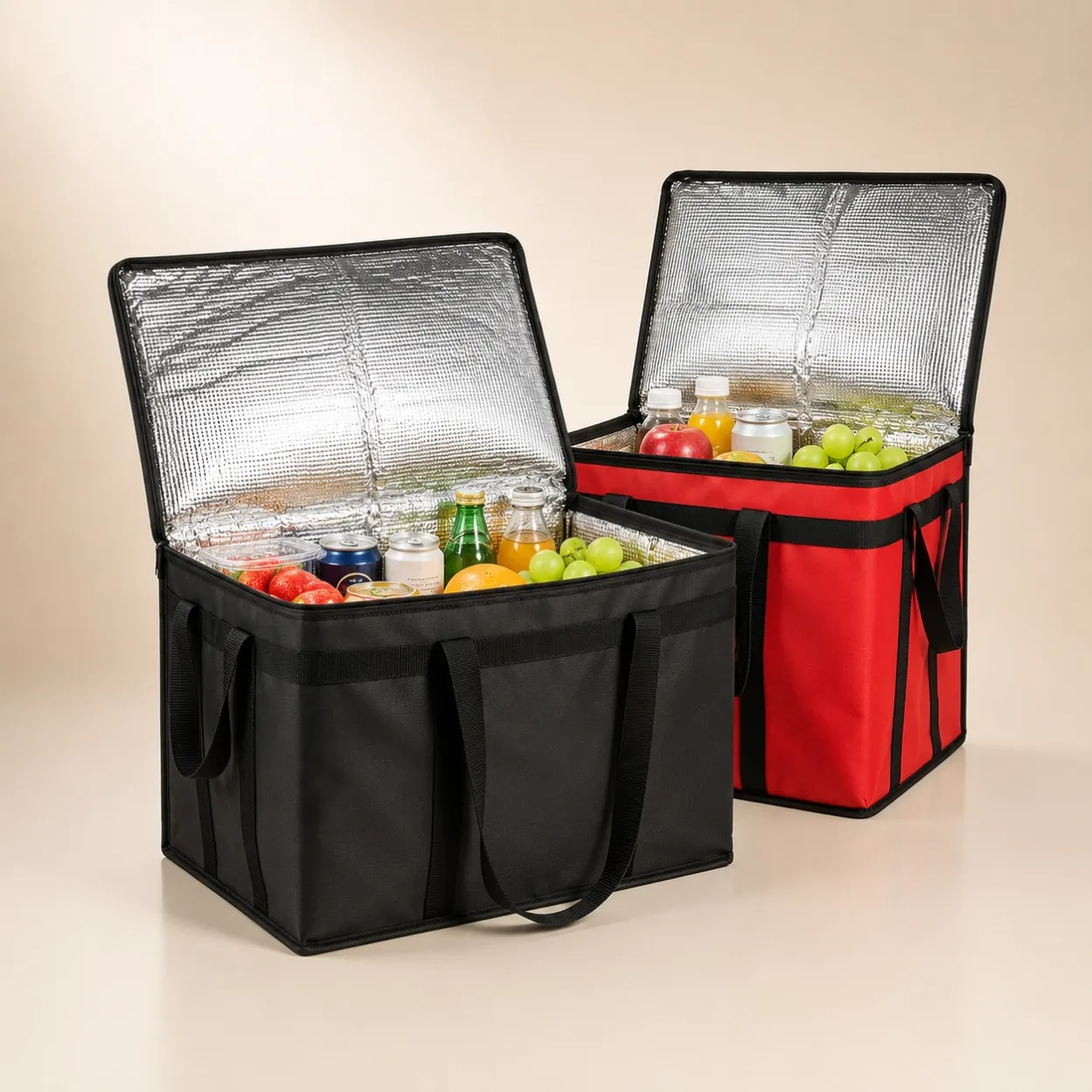 Custom cooler and insulated bags for food, retail and promotions