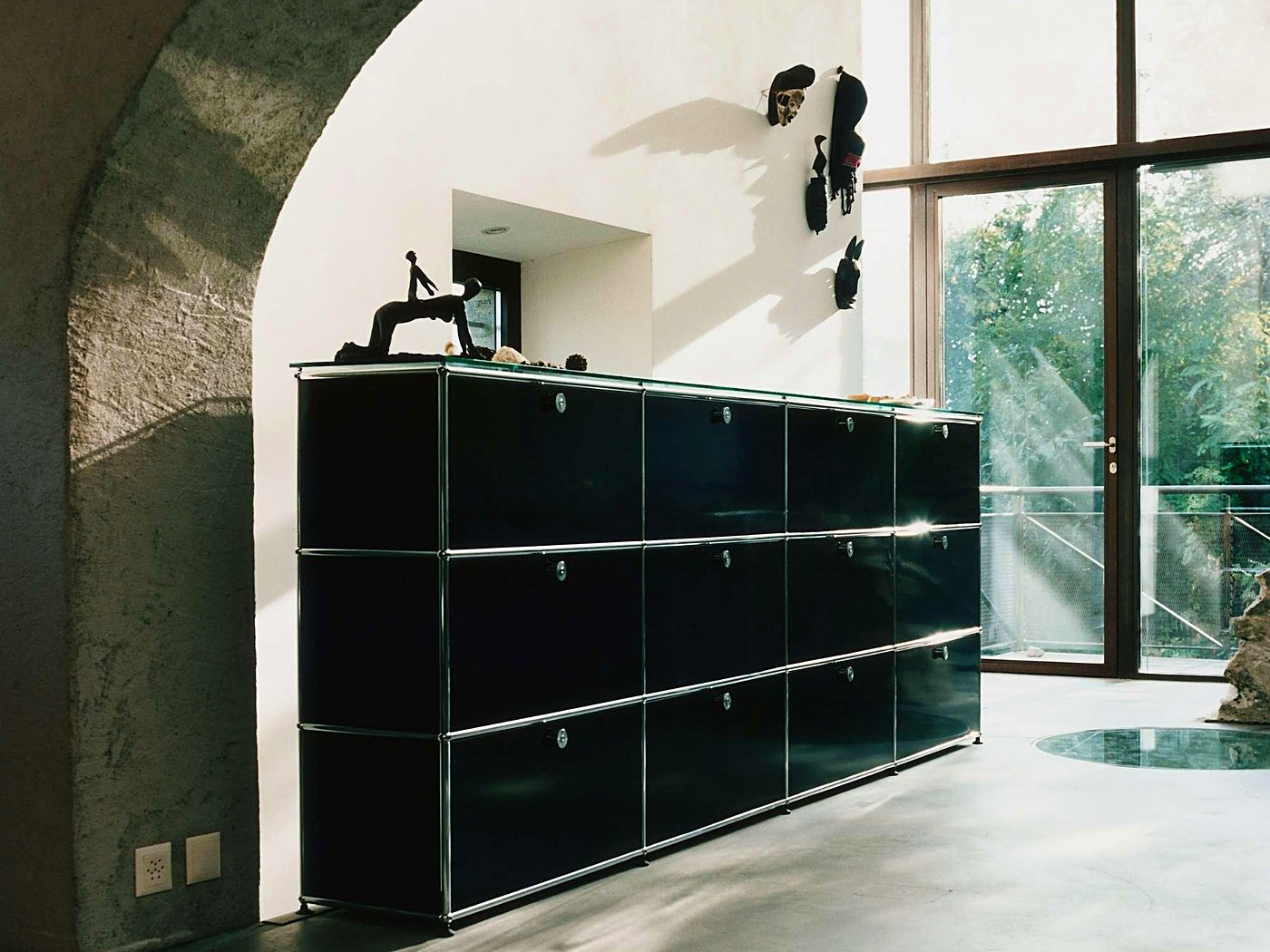 Black Sideboard - Moduora modular cabinet scene