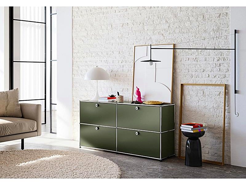 Green Sideboard - Moduora modular cabinet scene