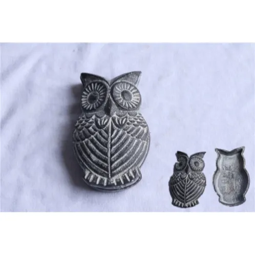 Cast iron owl trinket box BL191180