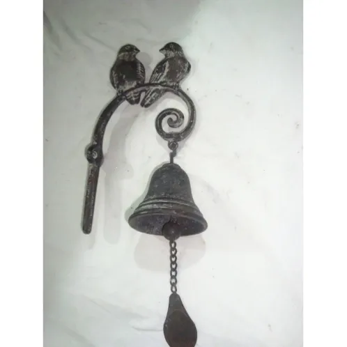 Cast iron peacock welcome bell 13BL887