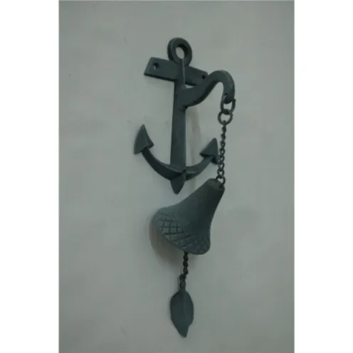 Cast iron anchor nautical bell 17BL1234