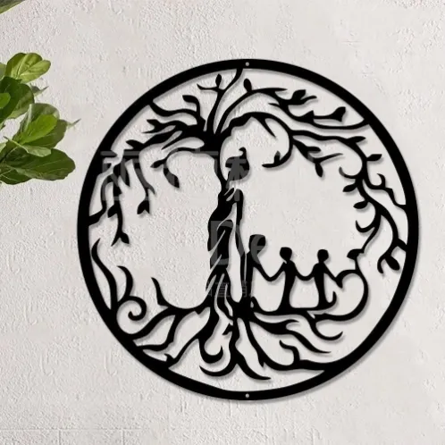 Cast iron tree of life wall art LTREE01