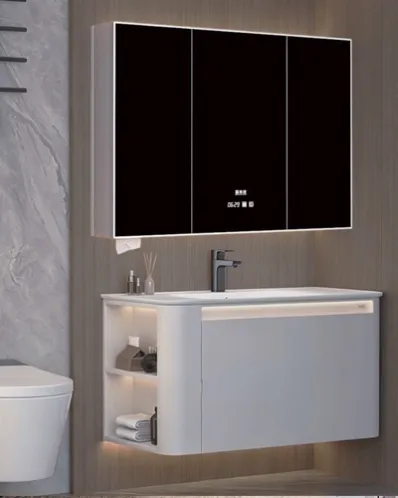 aluminum vanity