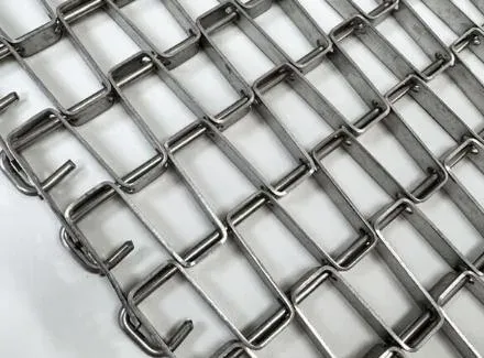 Woven rod bar conveyor belt