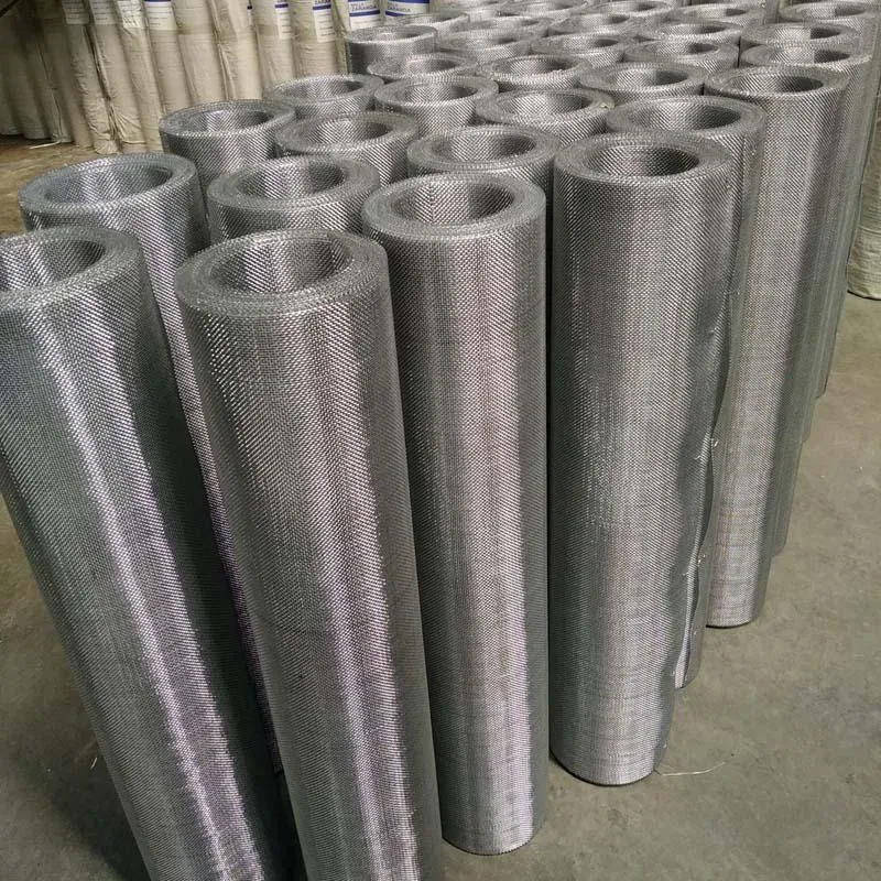 Stainless steel crimped wire mesh