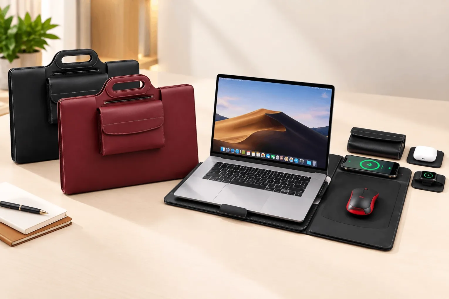 New Custom Wireless Charging Laptop Bag