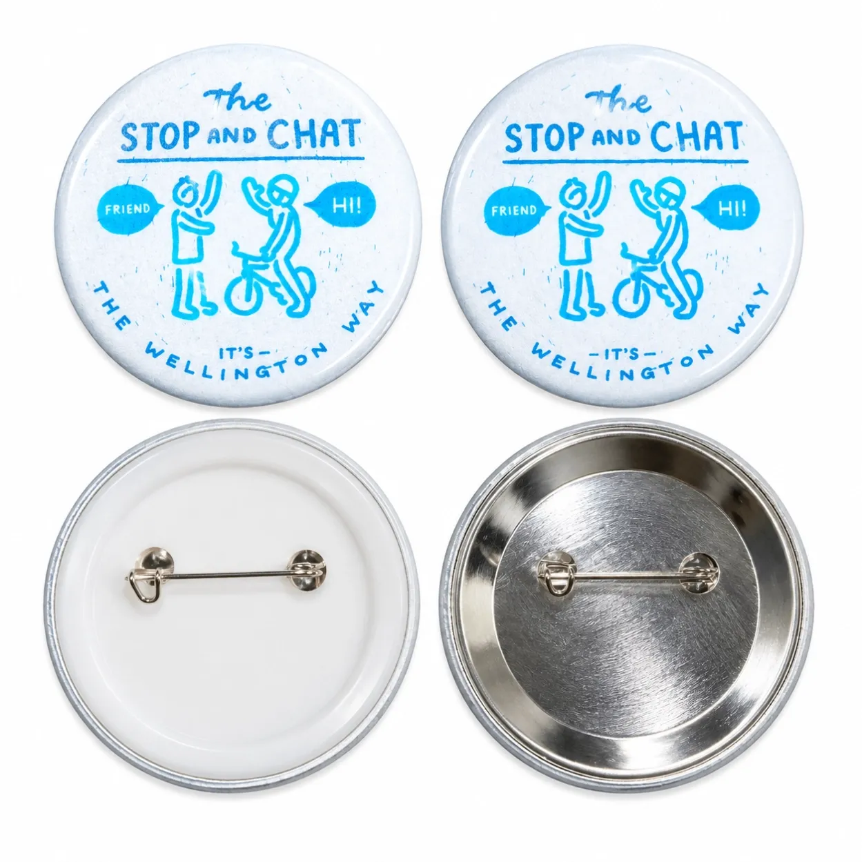 Reflective Pin Badge