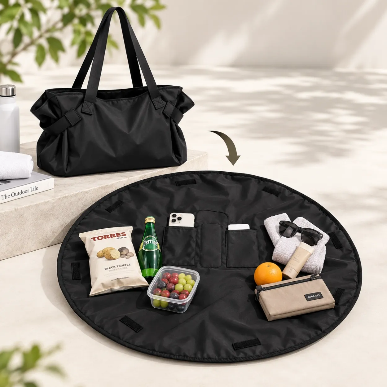 custom picnic mat