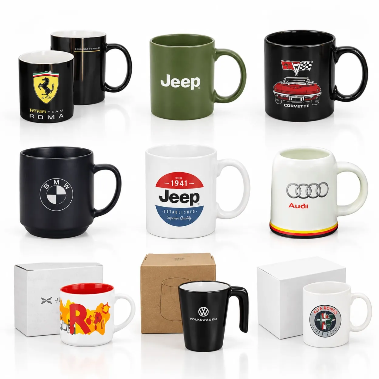 custom-logo-ceramic-mugs-automotive gift