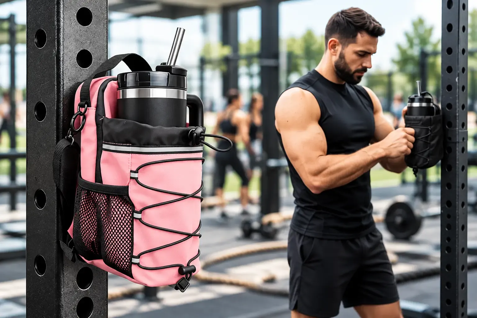 magnetic gym bag