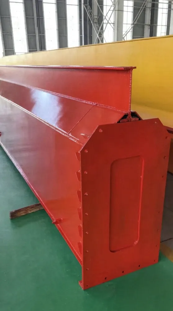 cuttoff gantry crane main girder connected by flange
