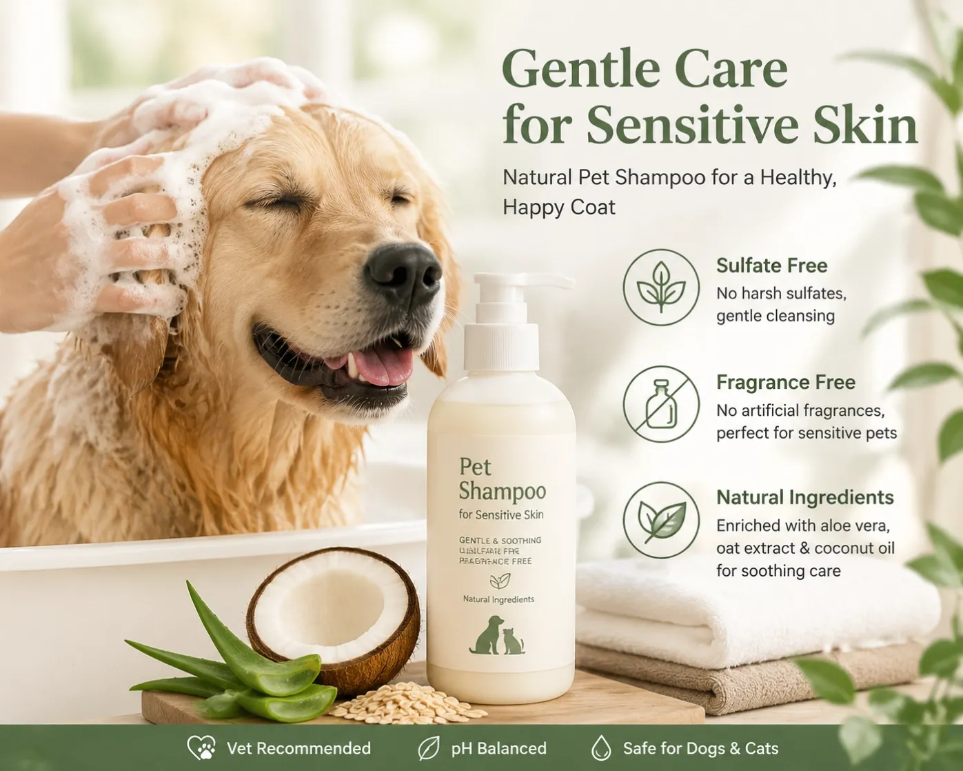 Why Your Pet’s Skin Keeps Getting Irritated? The Truth About Sensitive Skin Grooming Products