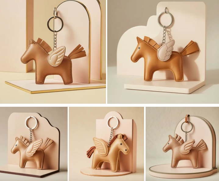 2025 Hot Selling Pu Leather Key Chain Custom Wholesale Fashi