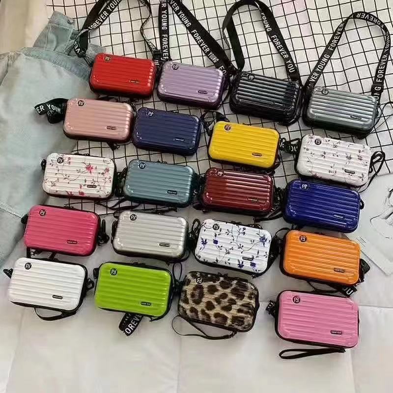 7 Inch Waterproof Crossbody Toiletry Bag, Hard Shell Travel