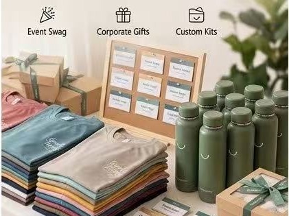 Event swag, corporate gifts and custom kits
