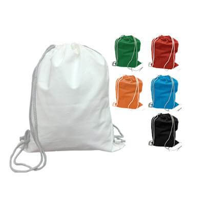 Cotton drawstring pouch set