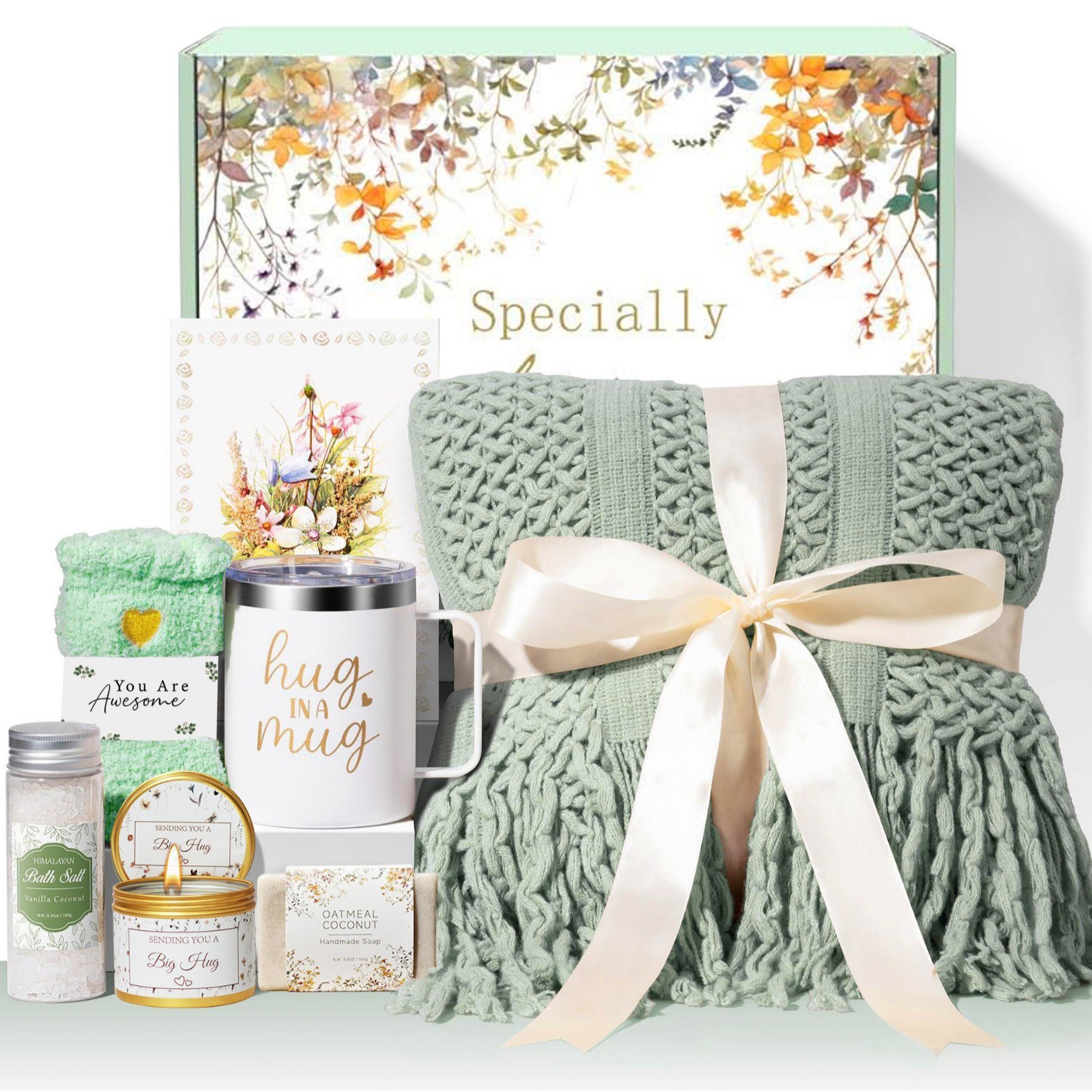 Classic neutral self-care ritual box theme