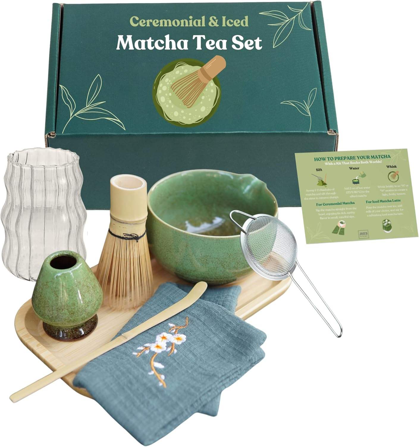 Japanese Matcha Tea Set Custom Logo Traditional Handmade Cer