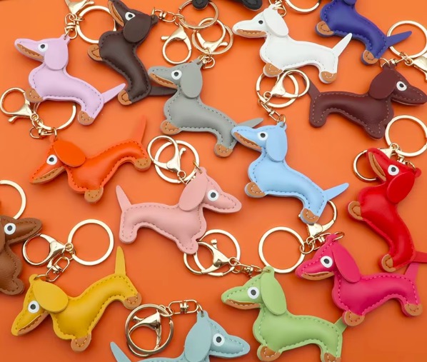 2025 Hot Selling Pu Leather Key Chain Custom Wholesale Fashi